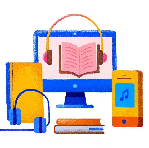 Our audiobooks application supports multiple devices, allowing you to enjoy your favorite stories seamlessly across web and mobile platforms.